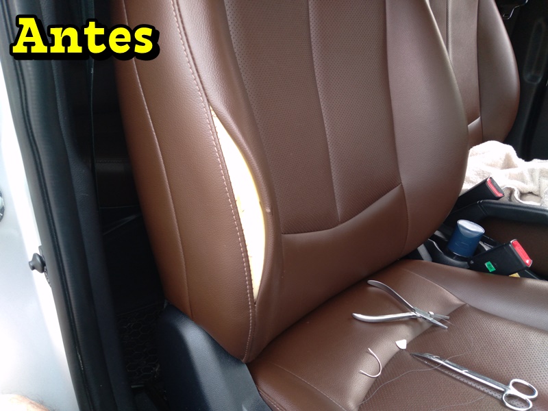 Fotos De Bancos De Couro Automotivo Que Recuperamos. - Problemas Com ...